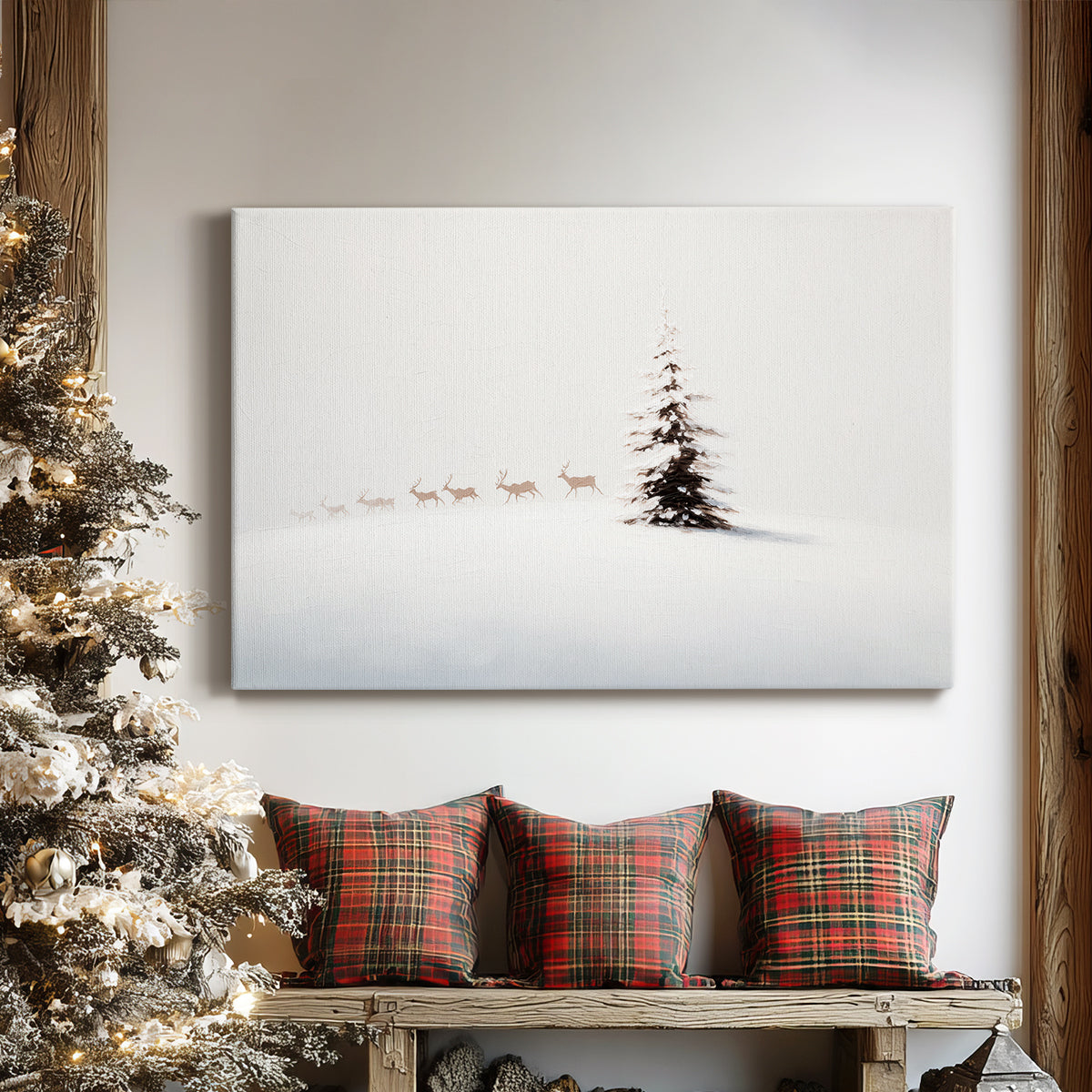 Snowwhite Hush - Canvas Art Print