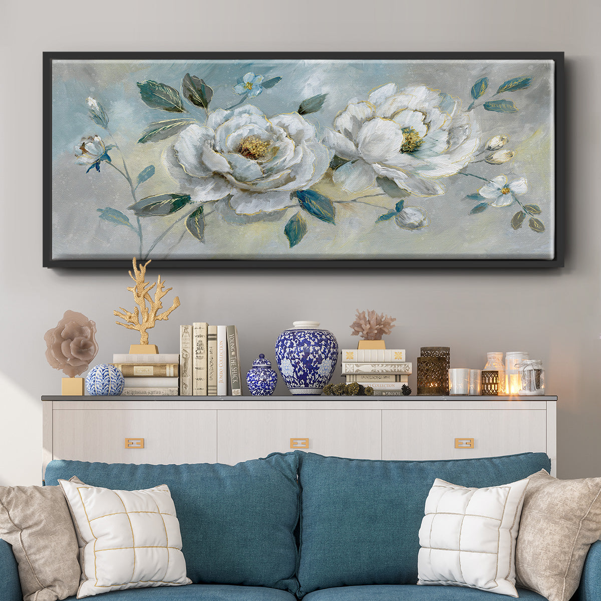 Darling Duo - Floater Framed Canvas Print