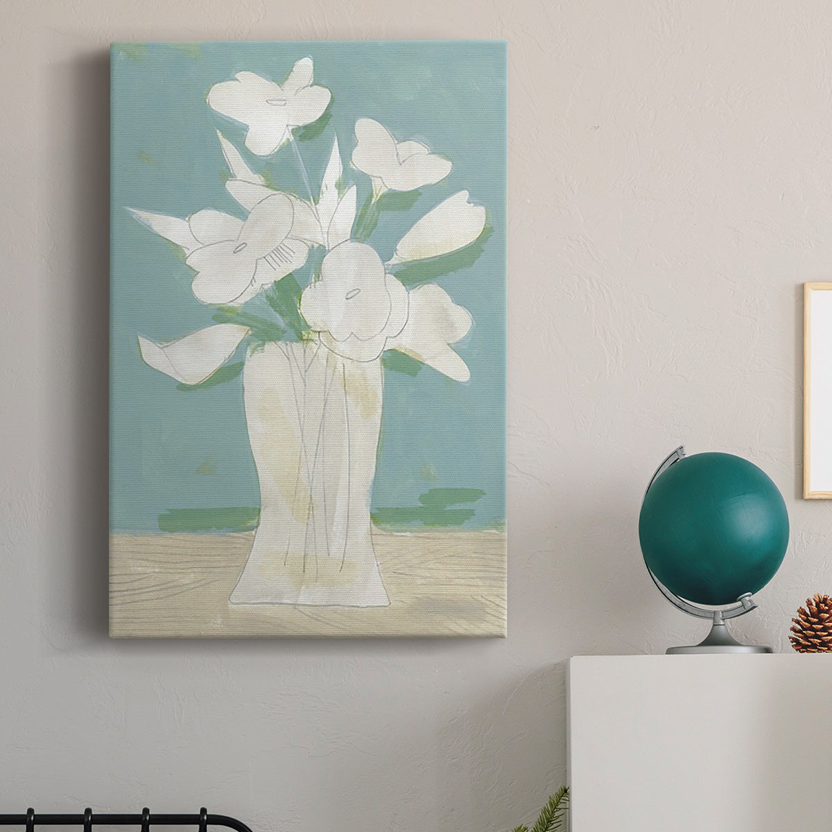 Muted Spring Arrangement I - Canvas Art Print