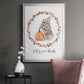 Harvest Home Bunny - Modern Framed Canvas Print