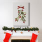 Mistletoe Bow I Premium Gallery Wrapped Canvas - Ready to Hang