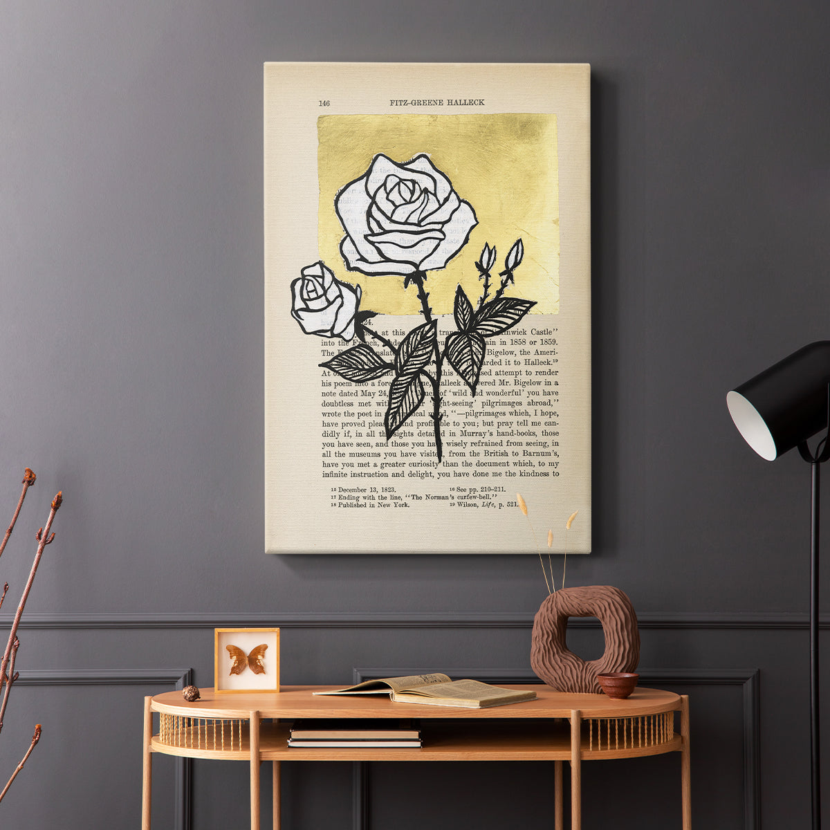 Floral Diary II - Canvas Art Print