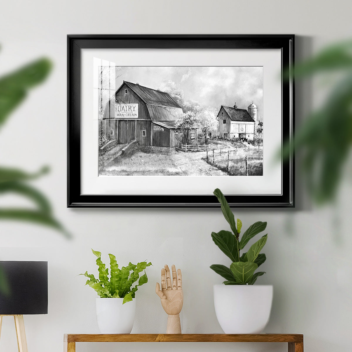 Day at the Farm Premium Framed Print - Ready to Hang