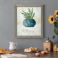 Potted Thyme - Premium Canvas Framed in Barnwood - Ready to Hang