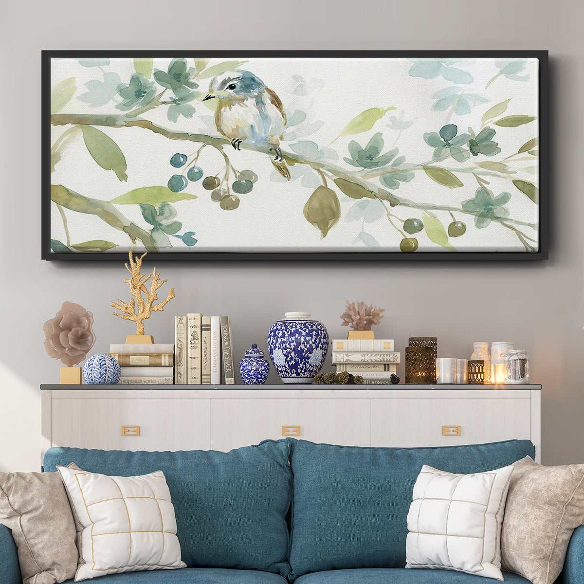 Beginning of Spring II - Floater Framed Canvas Print