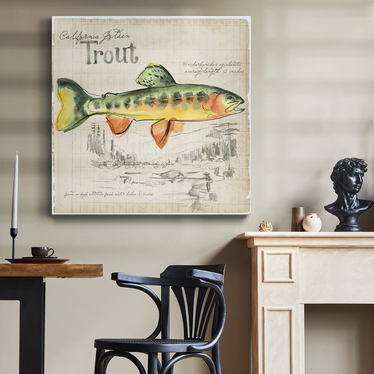 Trout Journal IV-Premium Gallery Wrapped Canvas - Ready to Hang