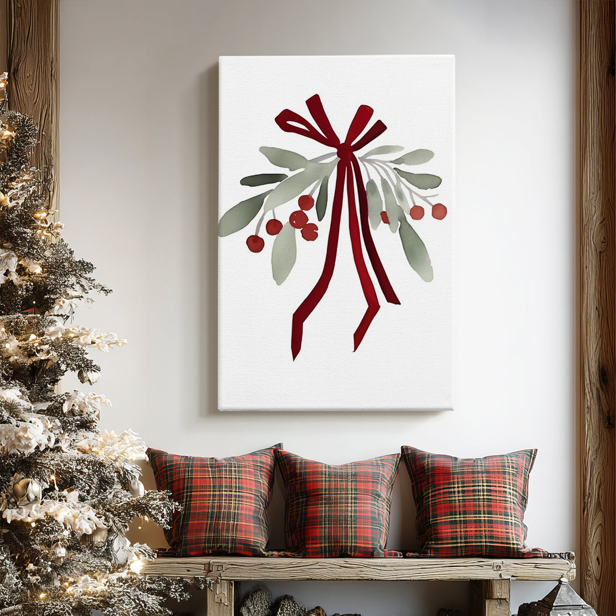 Eve of Frostlit Carol - Canvas Art Print