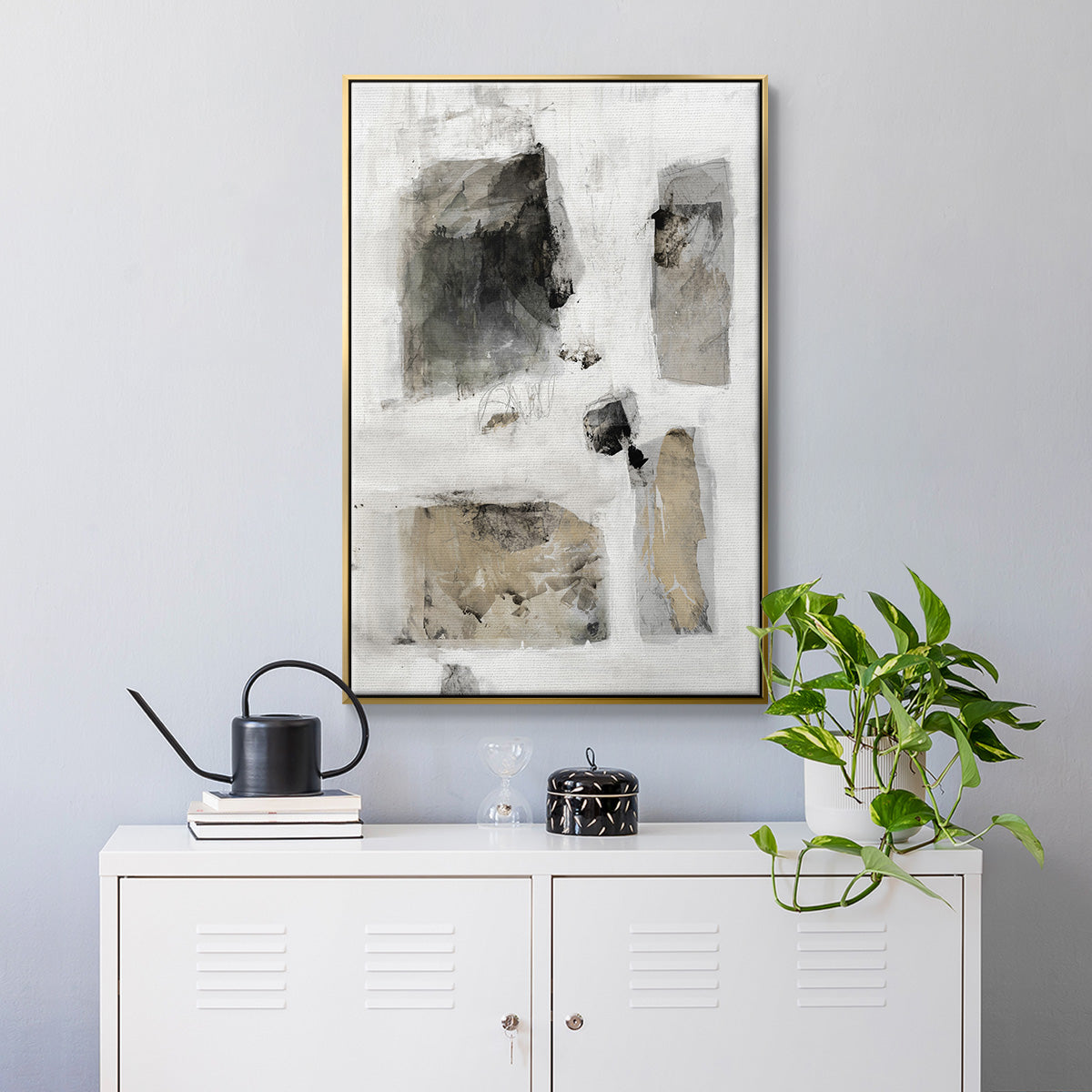 A Simple Love I V30 - Floater Framed Canvas Print