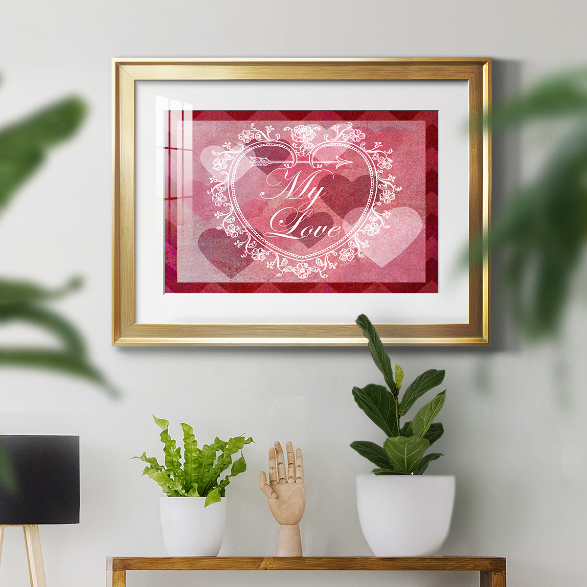 DIY Love Collection A Premium Framed Print - Ready to Hang