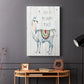 Llama Happy Place - Canvas Art Print