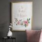Be Kind and Brave - Modern Framed Canvas Print