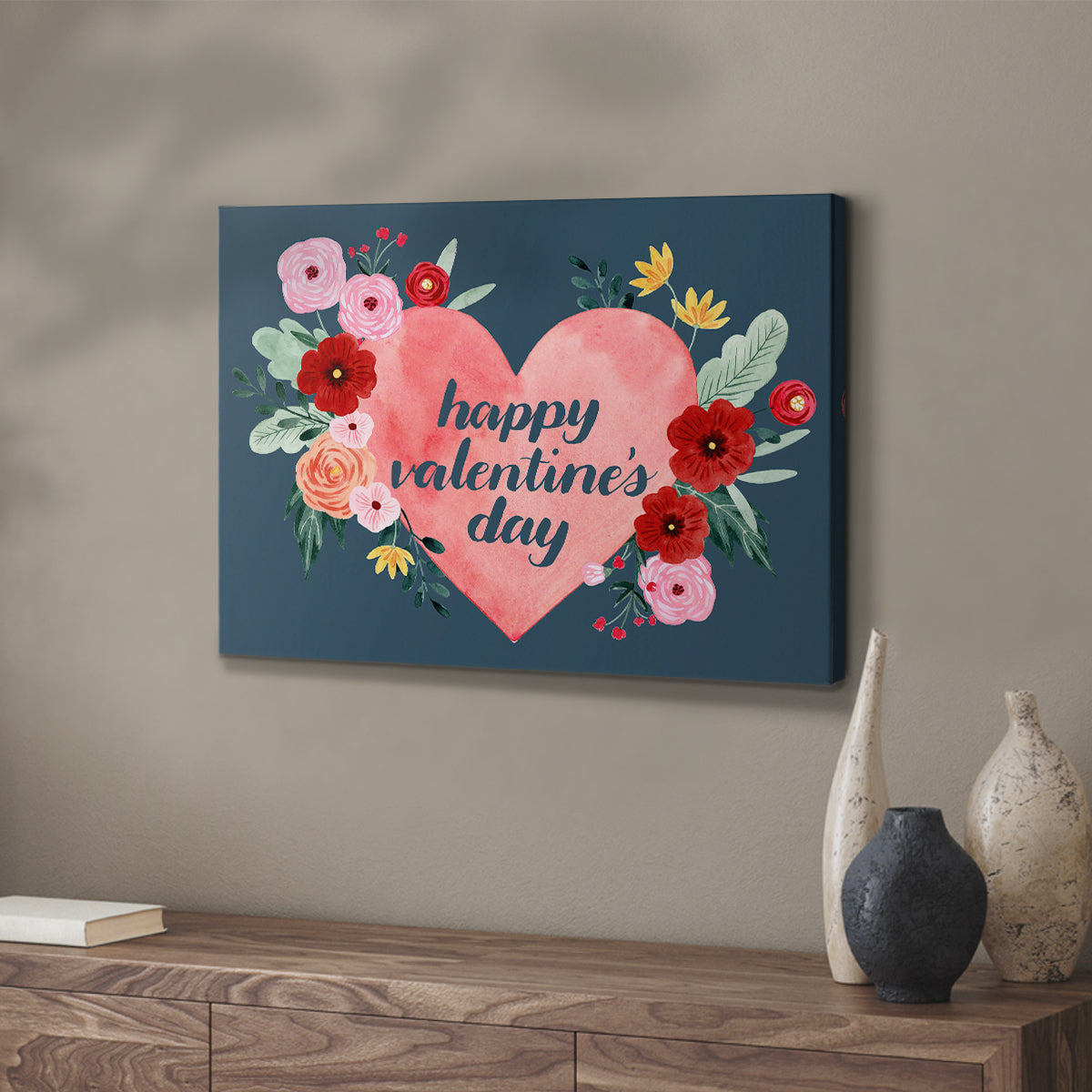 Sweet Hearts Collection A - Canvas Art Print