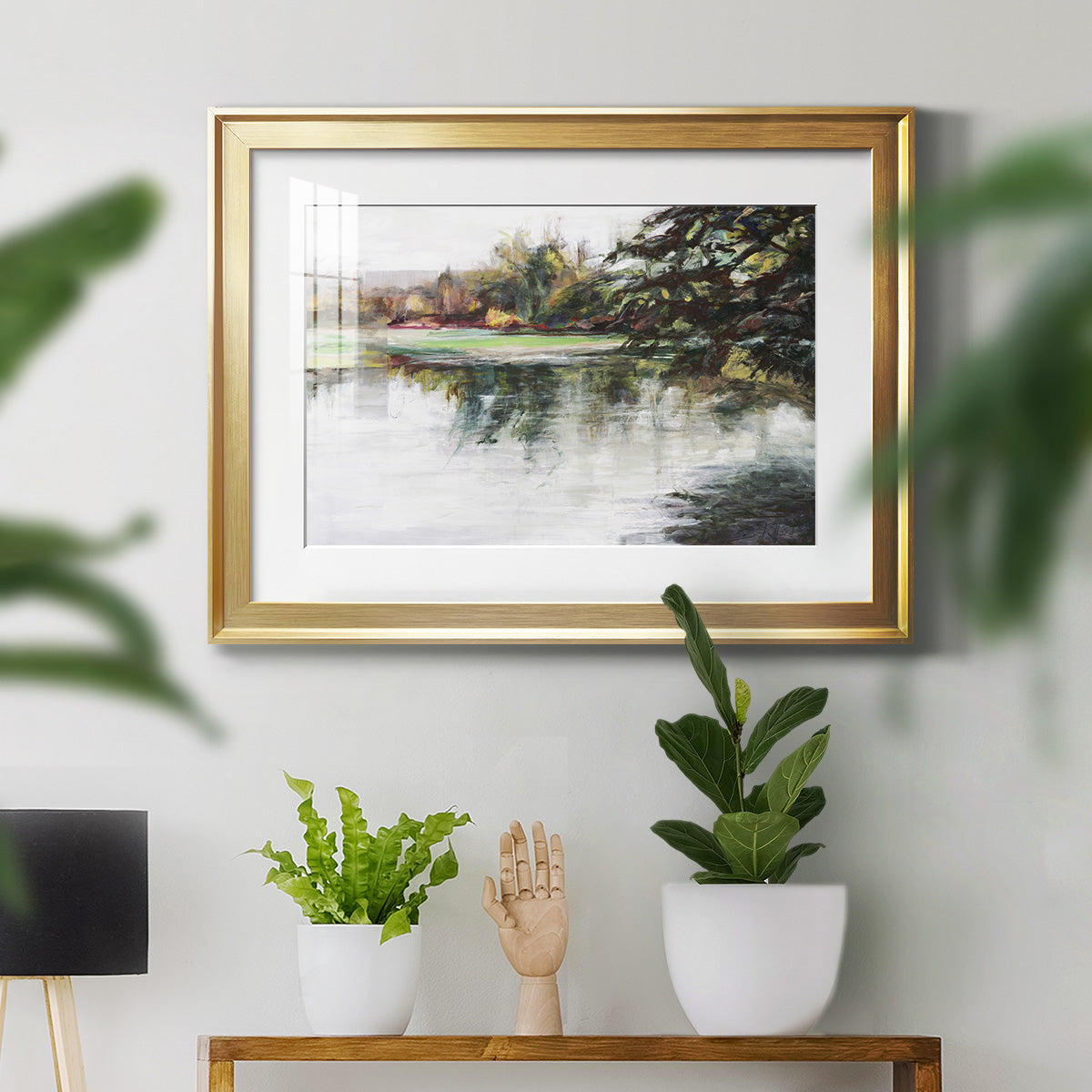 Upon Reflection Premium Framed Print - Ready to Hang