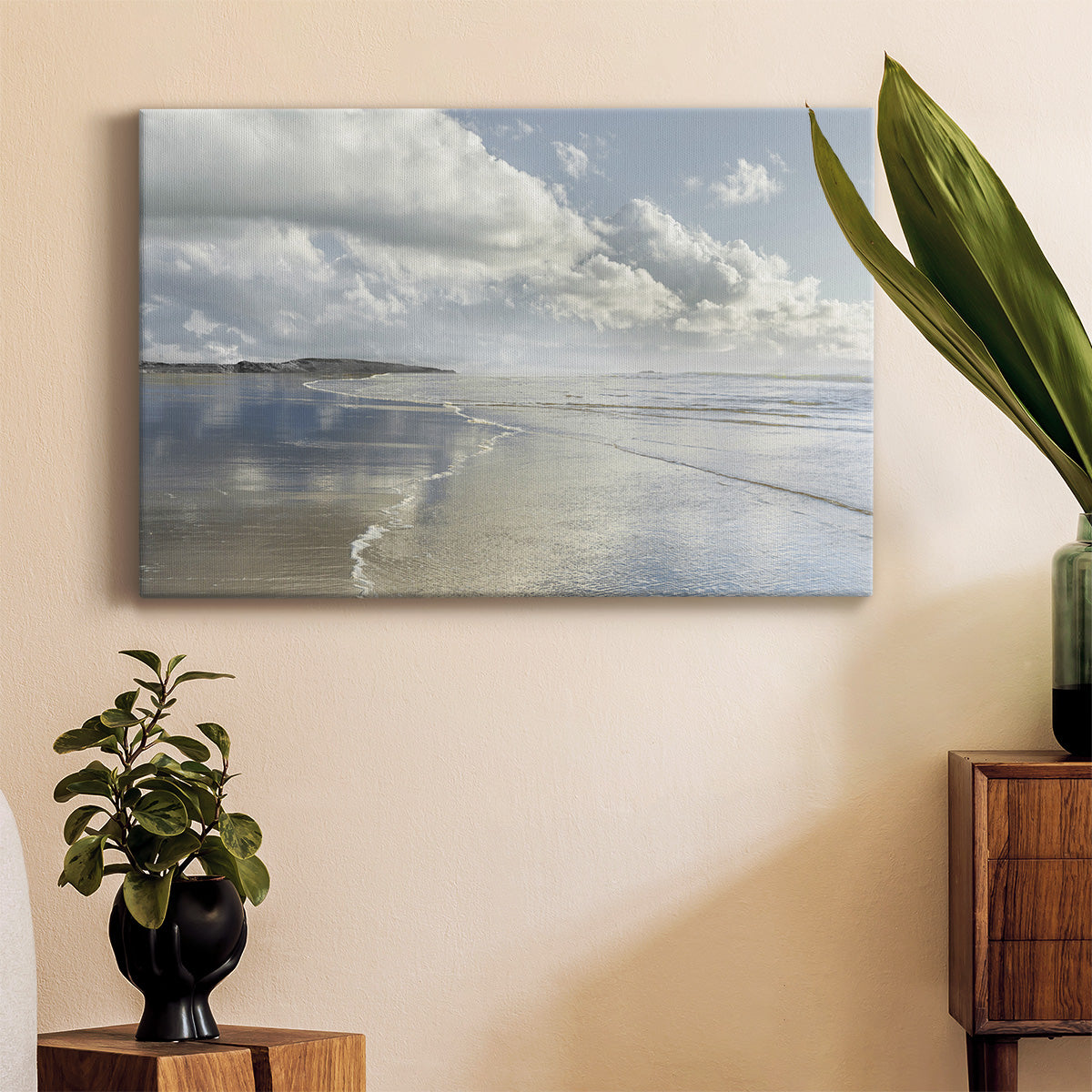 Infinity Beach Premium Gallery Wrapped Canvas - Ready to Hang