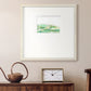 Green Mist Vista I Premium Framed Print Double Matboard