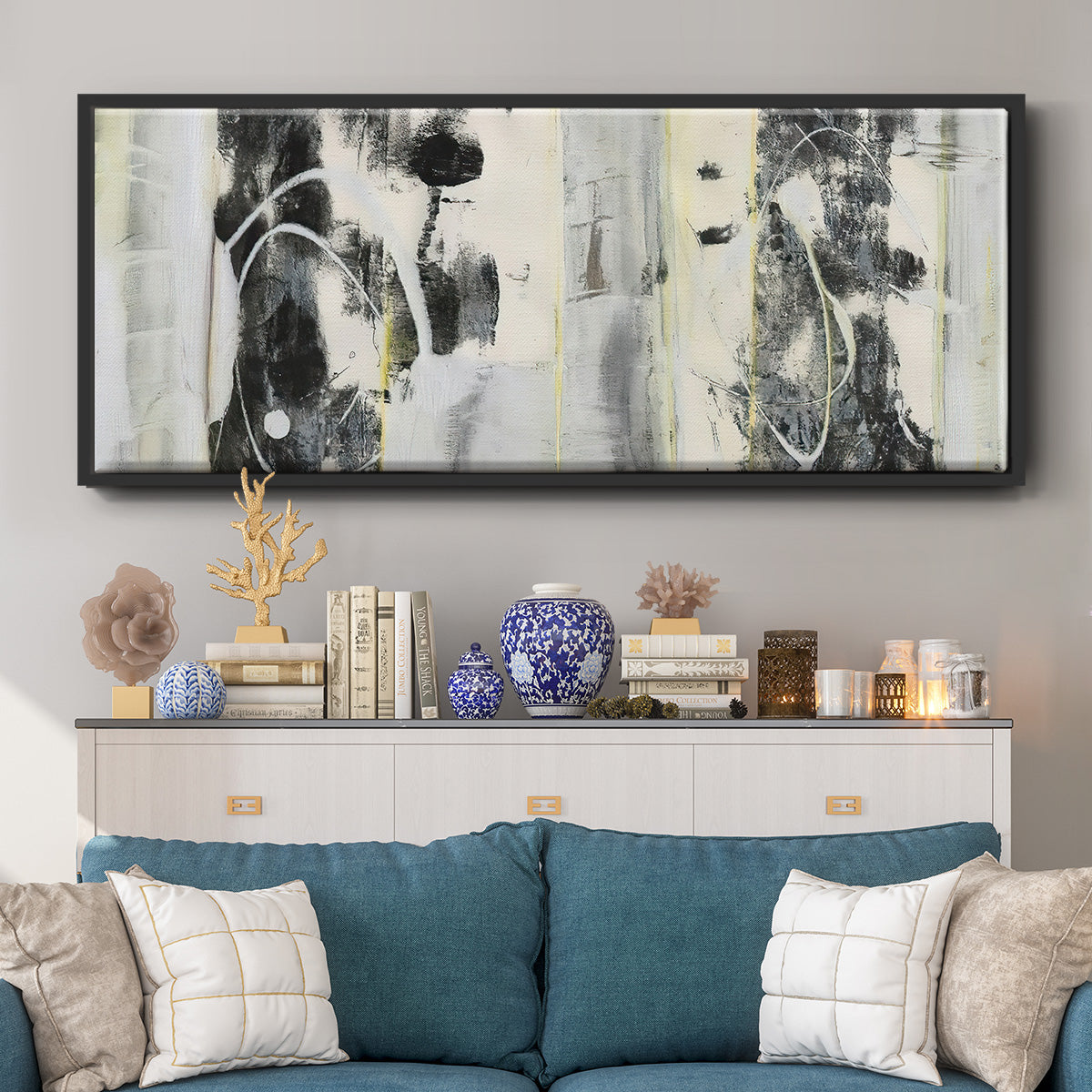 Standing Tall I - Floater Framed Canvas Print