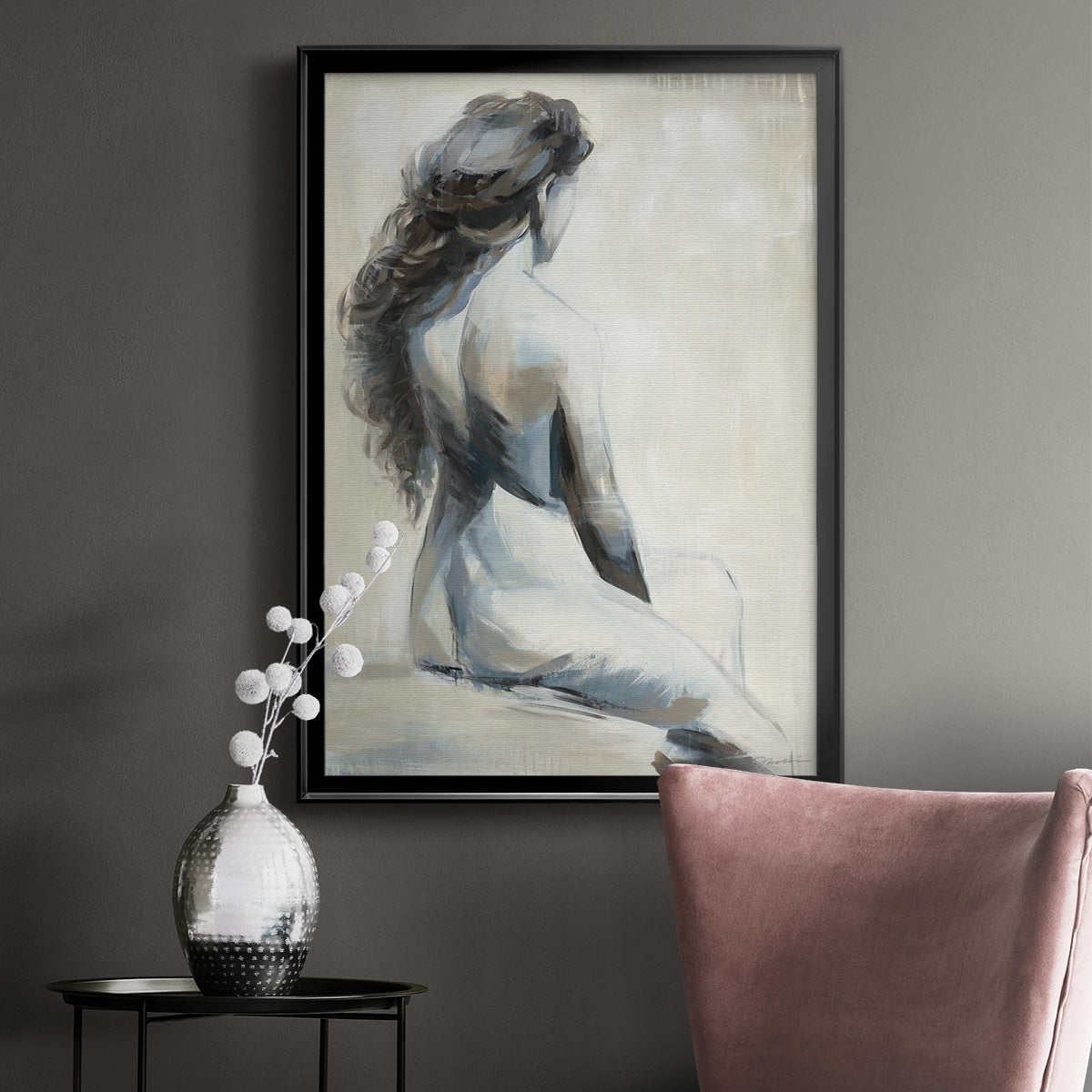 Song on the Wind - Modern Framed Canvas Print