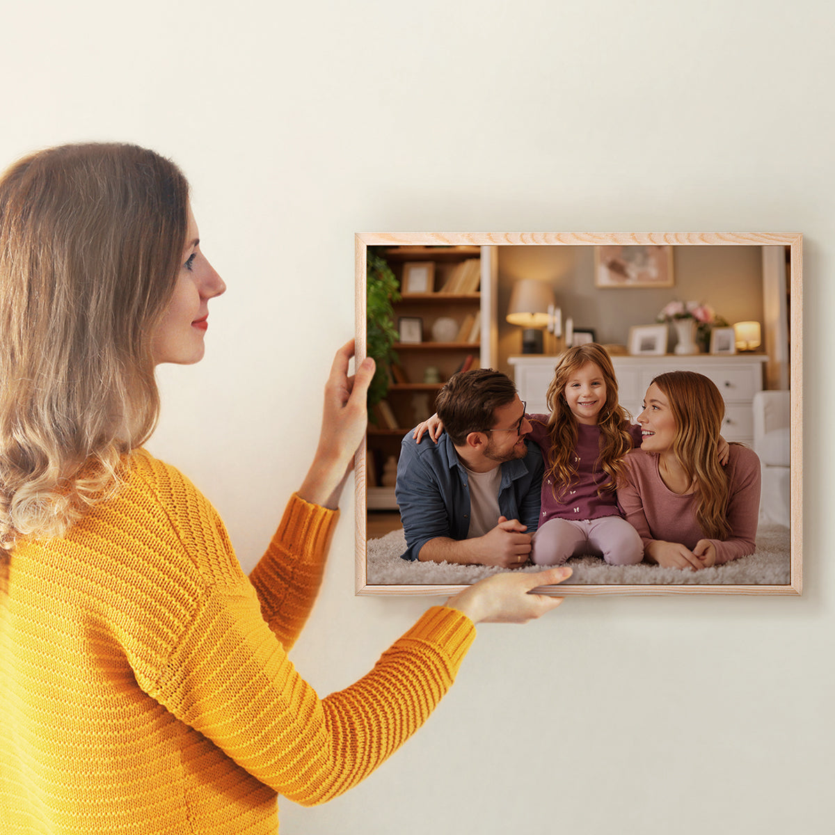 Set of 2 Restickable Custom Framed Photos - 20" x 16"