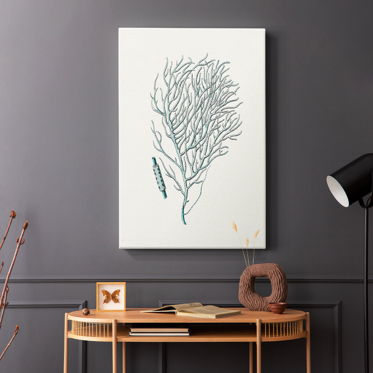 Antique Coastal Coral I - Canvas Art Print