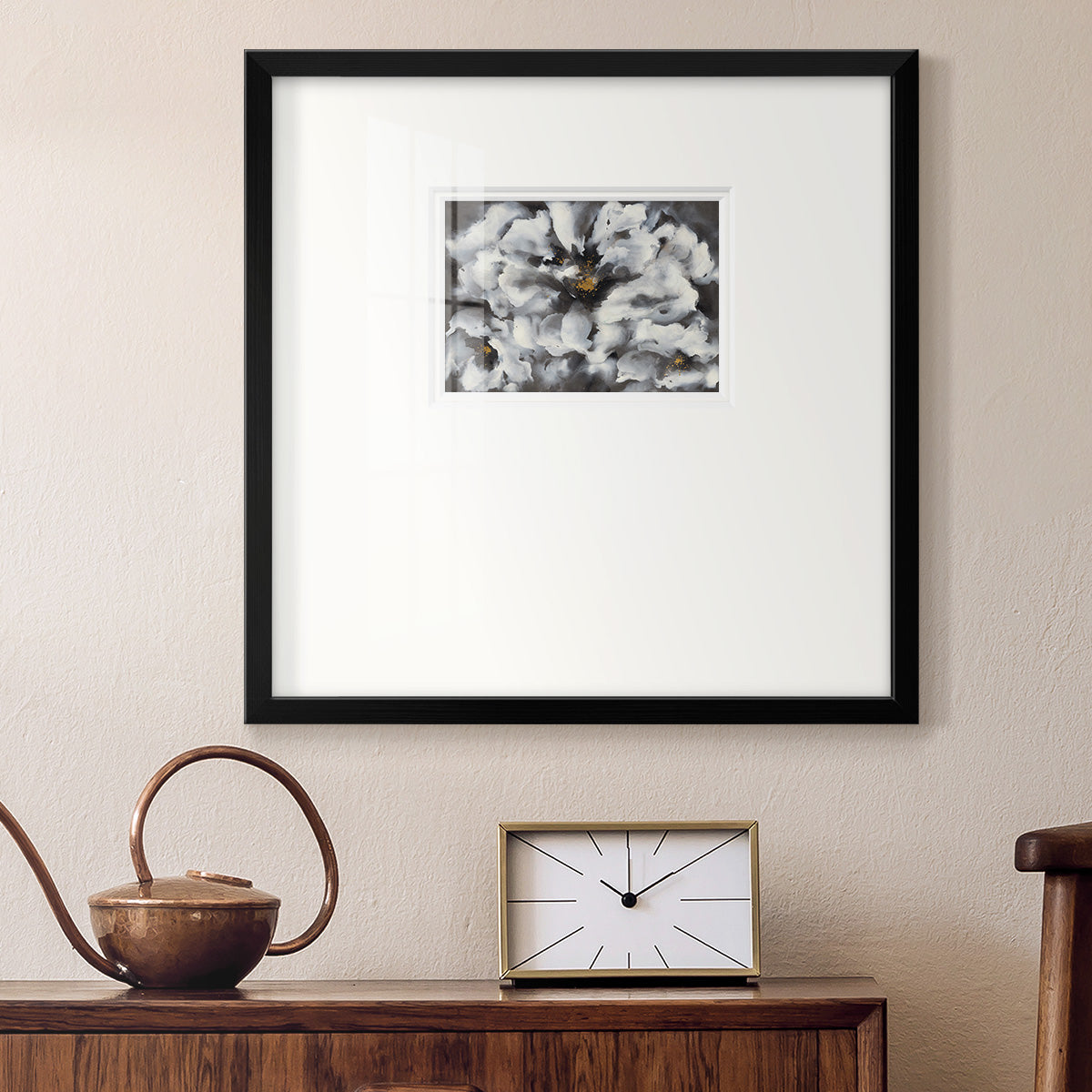 Peonia Premium Framed Print Double Matboard