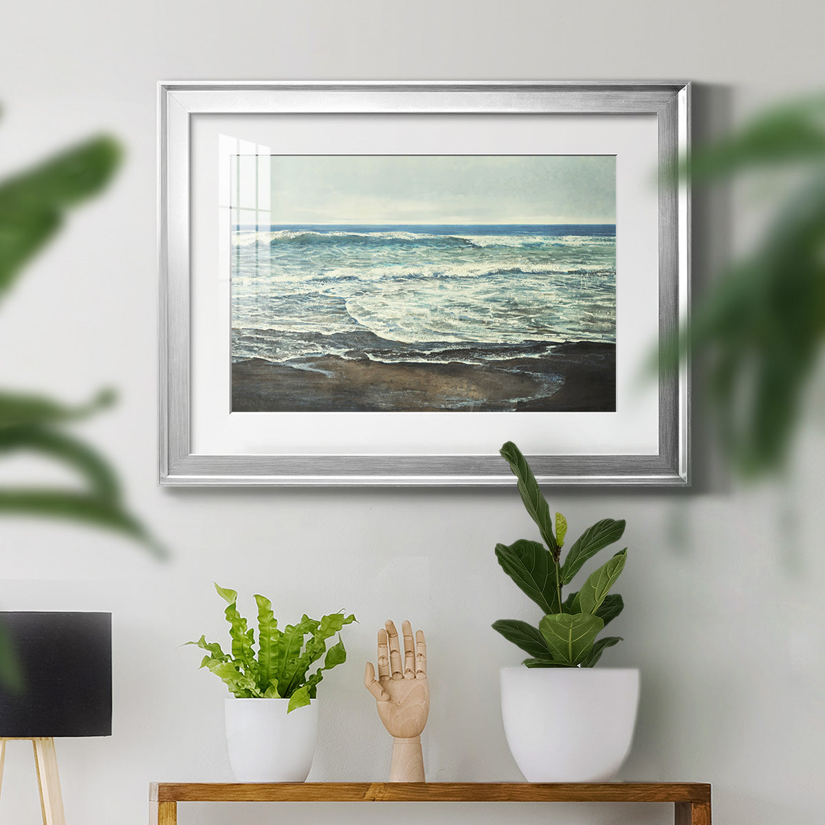 Coastal Reflection - Modern Framed Art Print