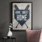 Home Sweet Home Base - Modern Framed Canvas Print