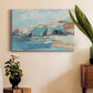 Turquoise Cliff Wall II Premium Gallery Wrapped Canvas - Ready to Hang