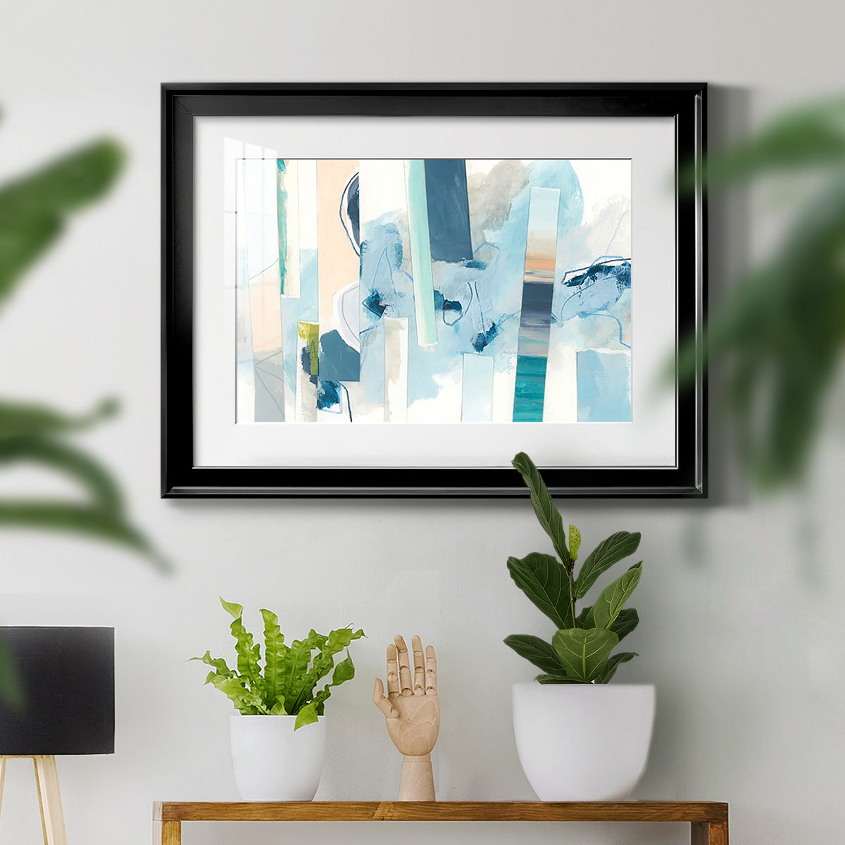 Liquid Strata II Premium Framed Print - Ready to Hang