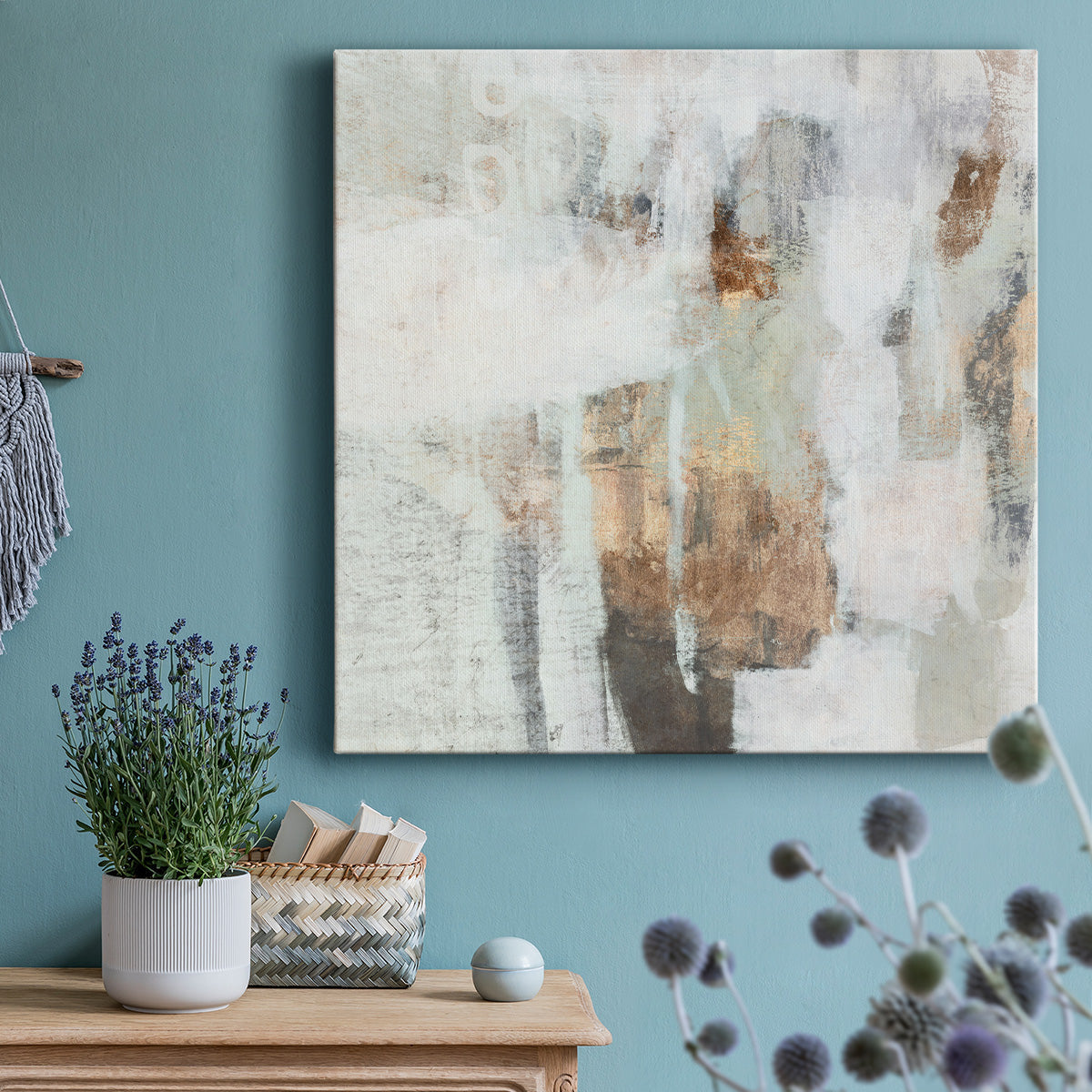 Burnished Mint I - Canvas Art Print