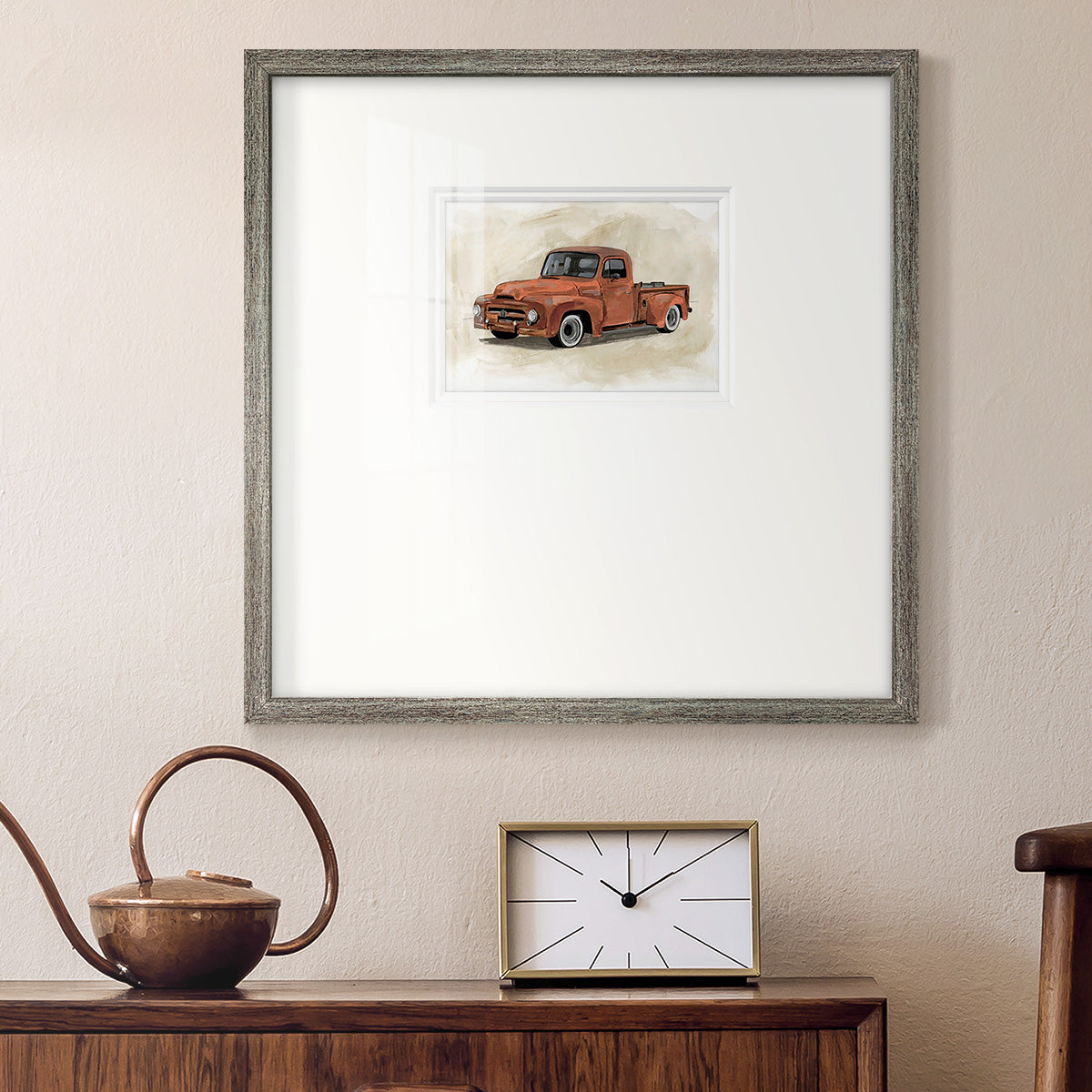 Pickup IV Premium Framed Print Double Matboard