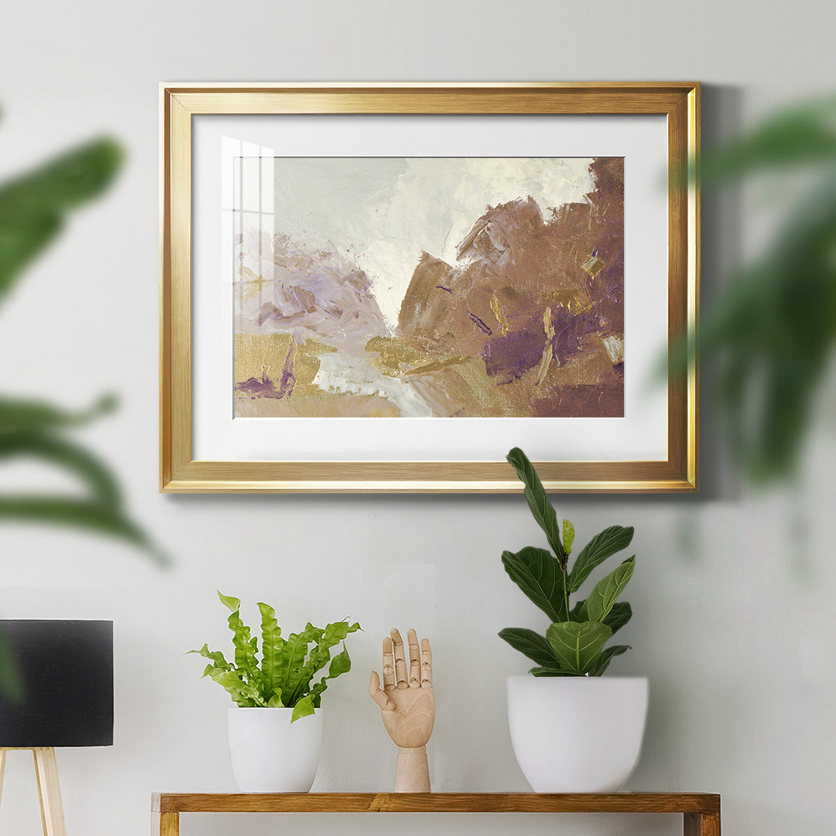 Fall Clearing Variation 2 - Modern Framed Art Print