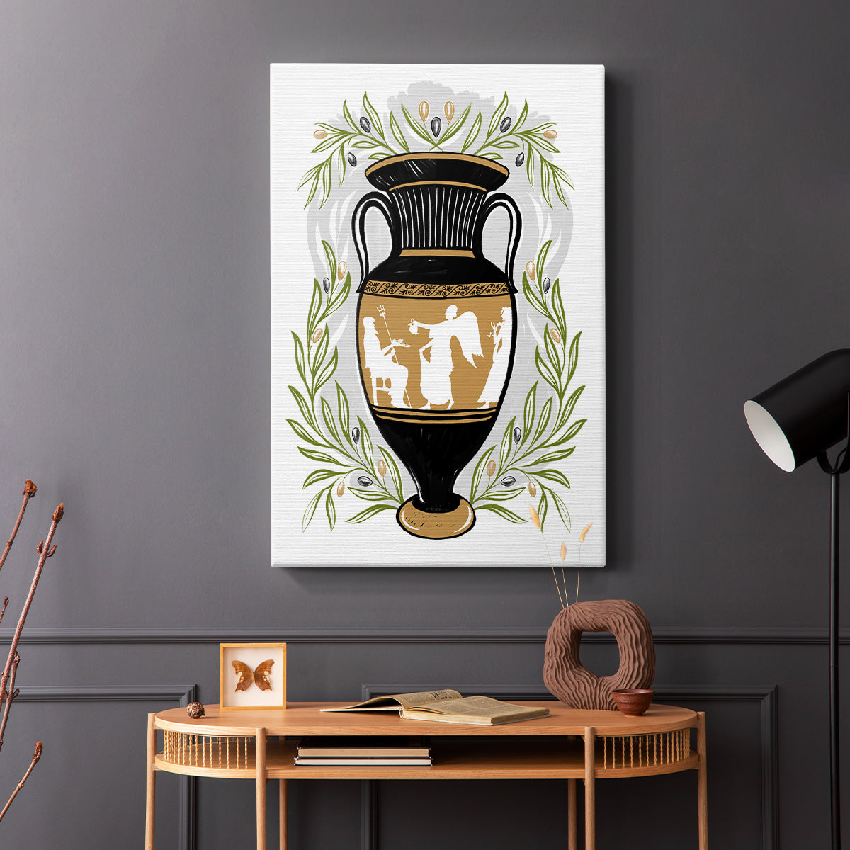 Greek Vases II - Canvas Art Print