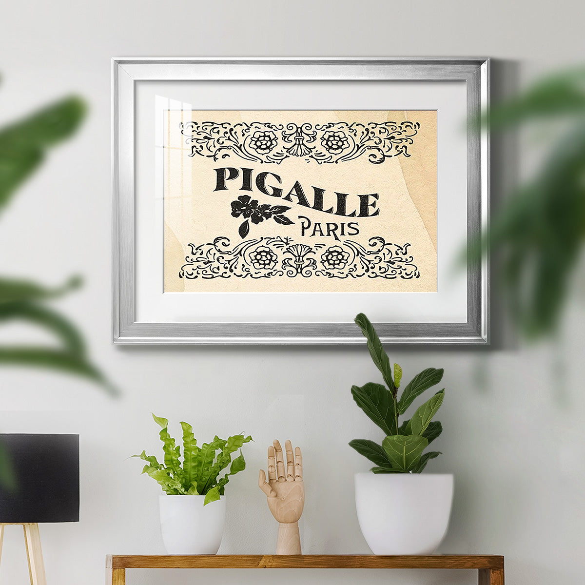 Antique French Label III - Modern Framed Art Print