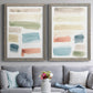 Watercolor Swatches I - Premium Framed Canvas 2 Piece Set - Ready to Hang