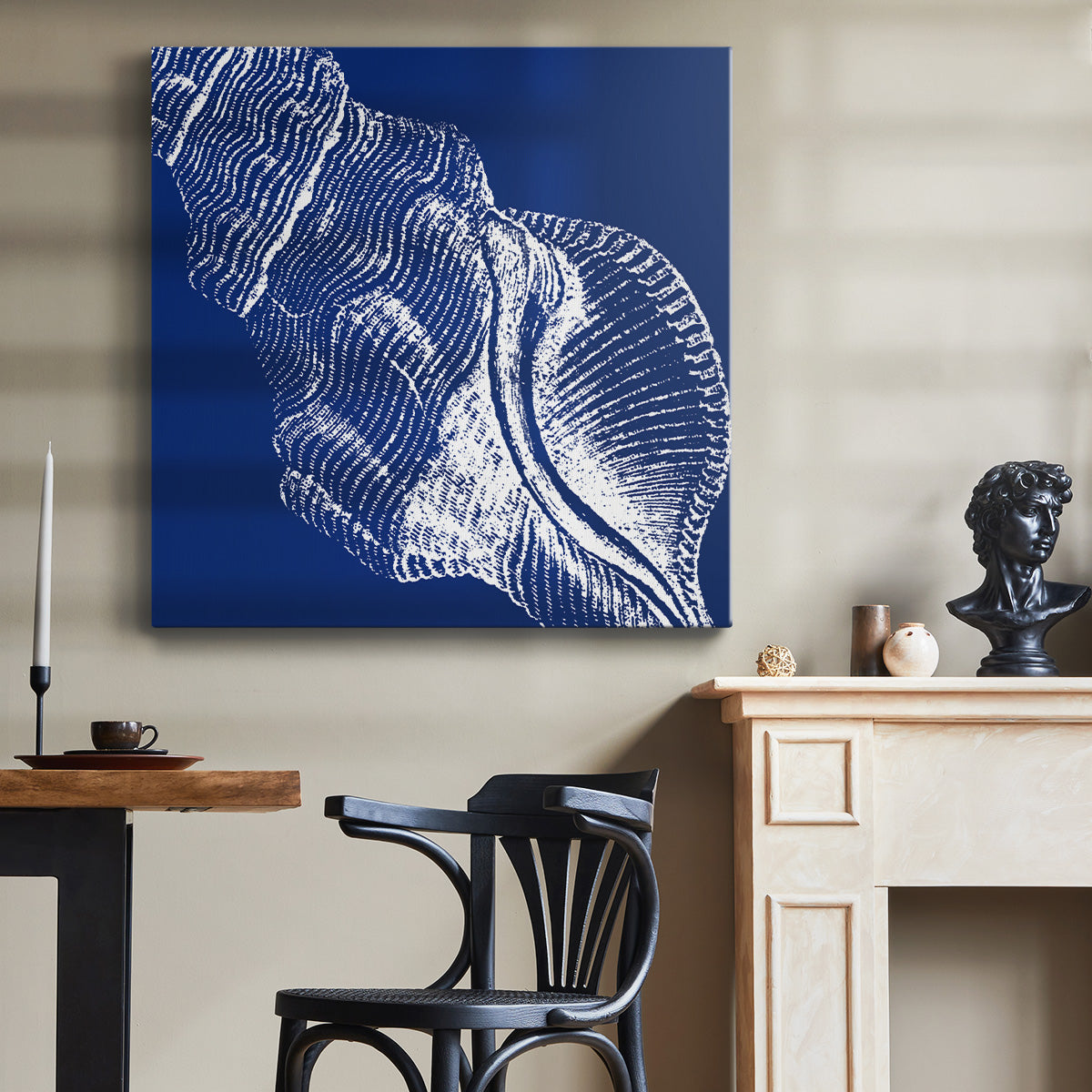 Saturated Shell III - Canvas Art Print