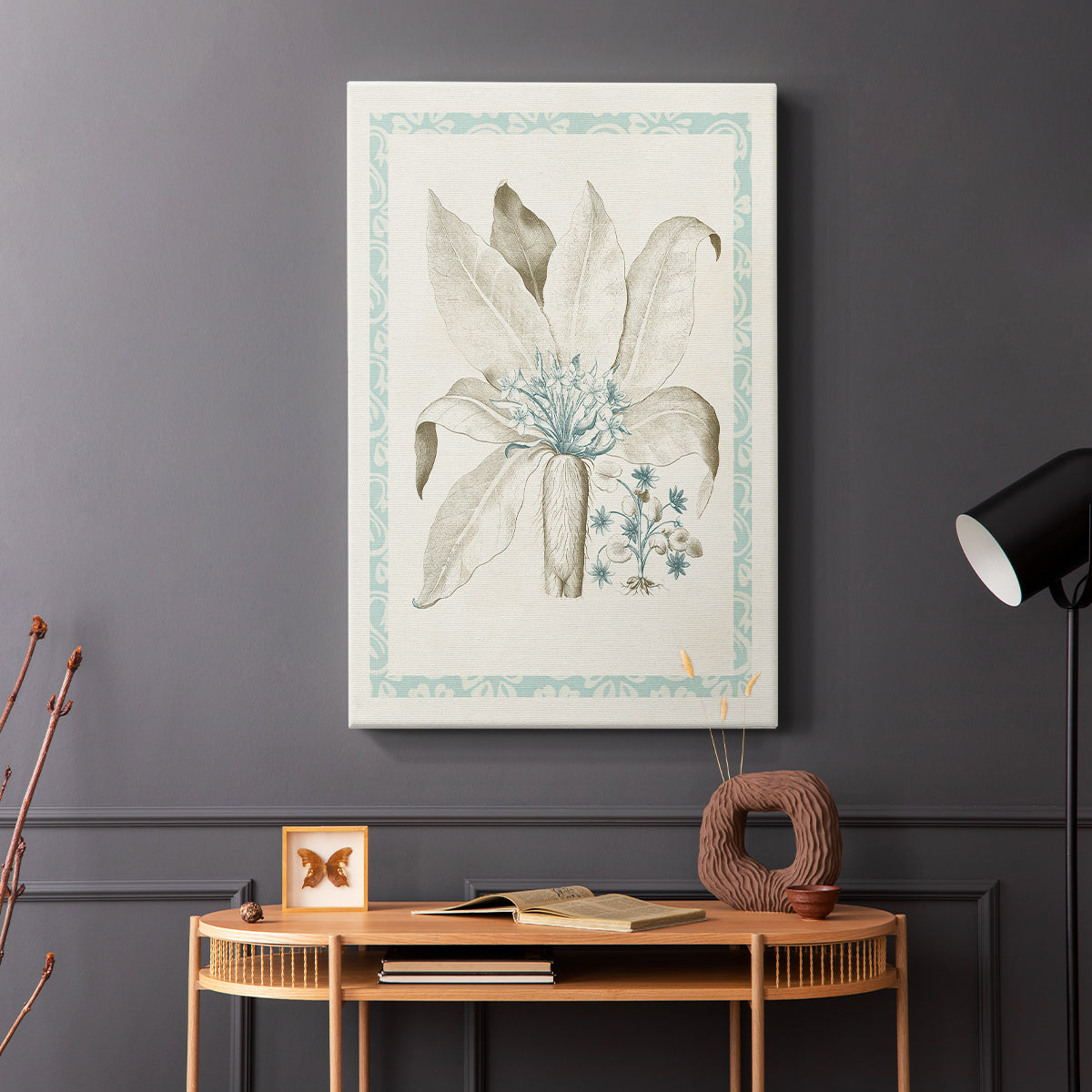 Willow Blue Besler V - Canvas Art Print