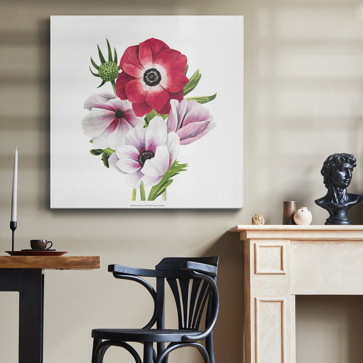 Anemone Blooms I - Canvas Art Print