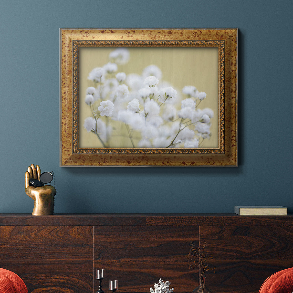 Baby's Breath Study III Premium Framed Canvas- Ready to Hang