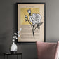 Floral Diary III - Modern Framed Canvas Print