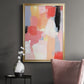Aerial Scarlet I - Modern Framed Canvas Print