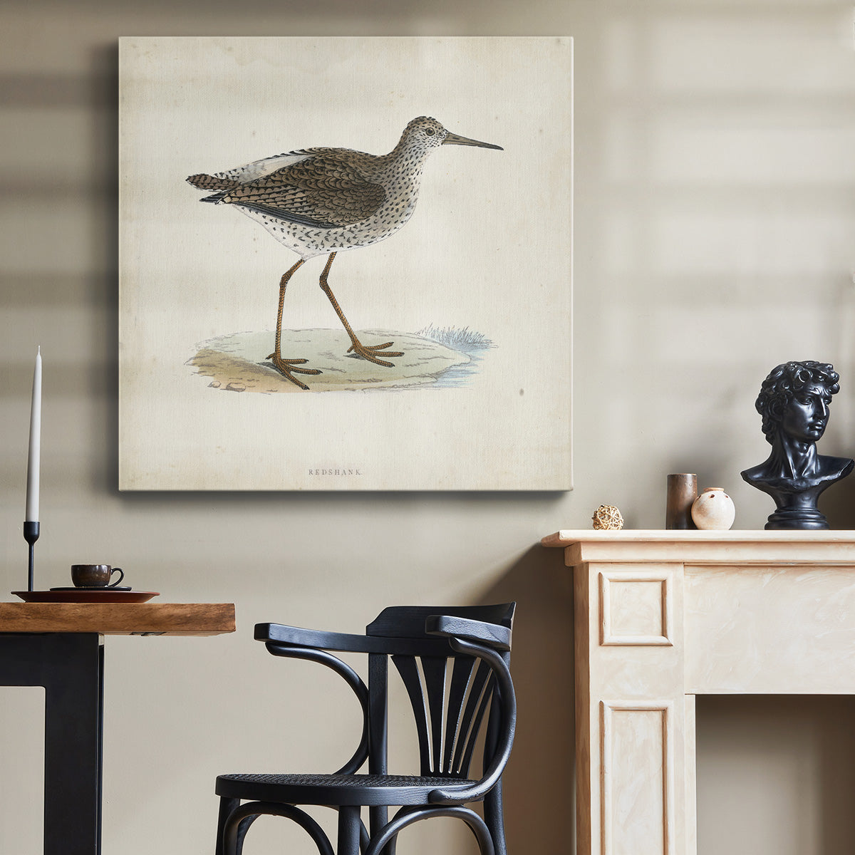 Morris Sandpipers V - Canvas Art Print