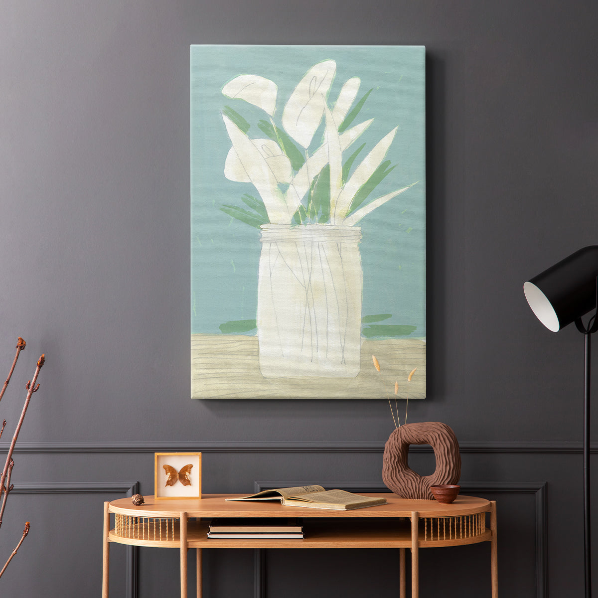 Muted Spring Arrangement IV - Canvas Art Print