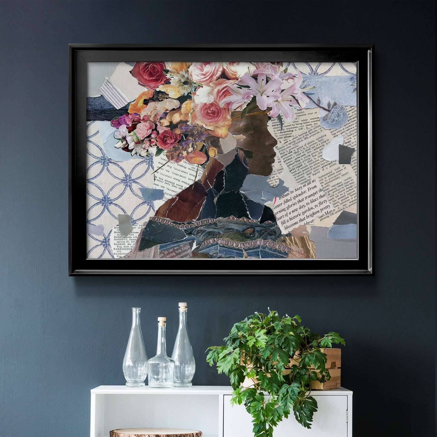 Contemplation I - Modern Framed Canvas Print