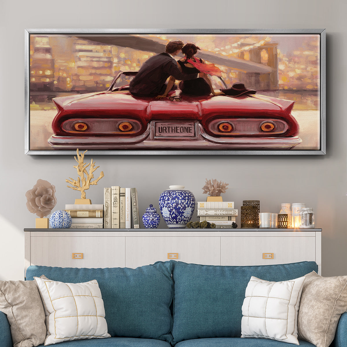 You Are The One - Floater Framed Canvas Print