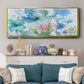 Mingled Blues - Floater Framed Canvas Print