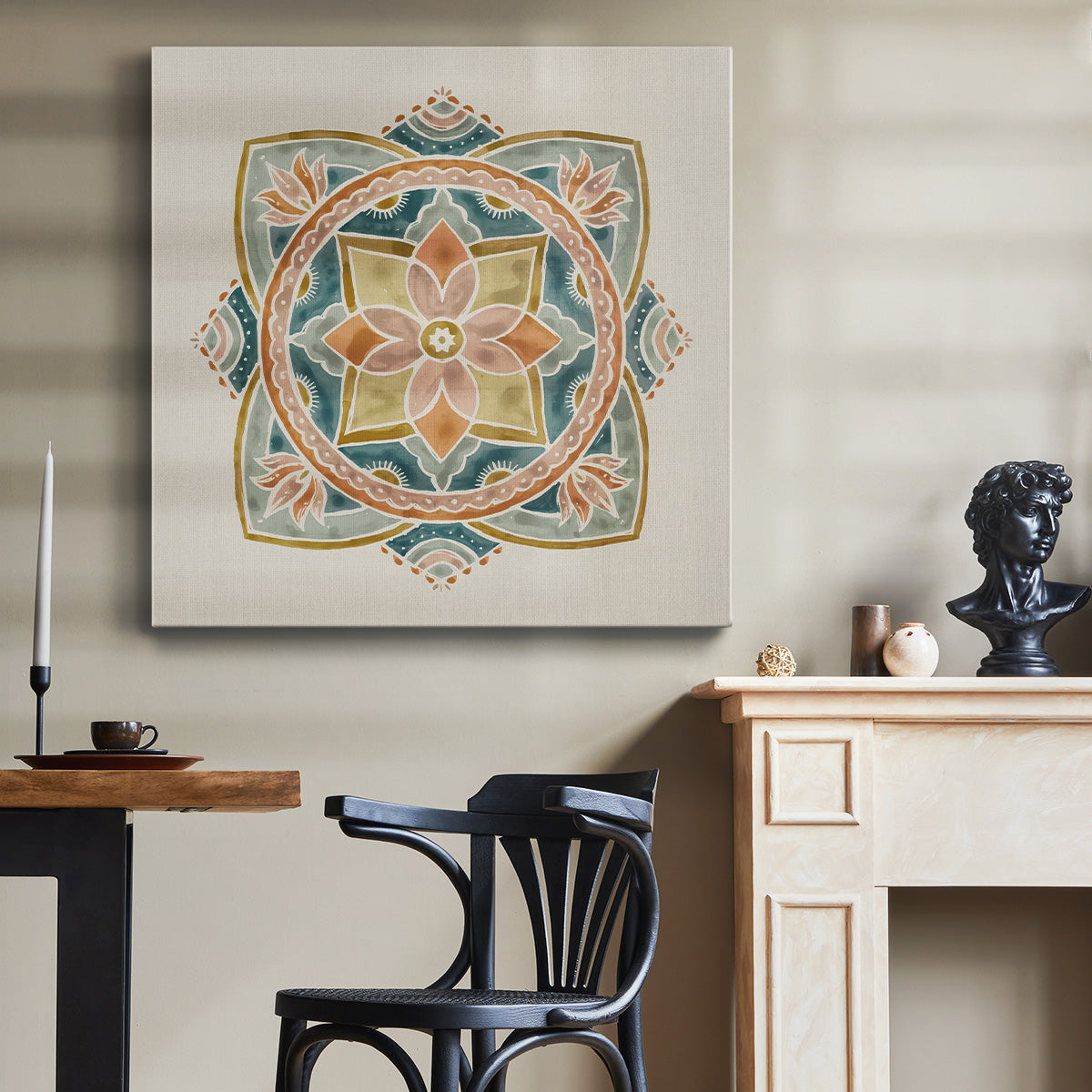 Summer Mandala II - Canvas Art Print