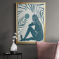 Moon Gazer II - Modern Framed Canvas Print