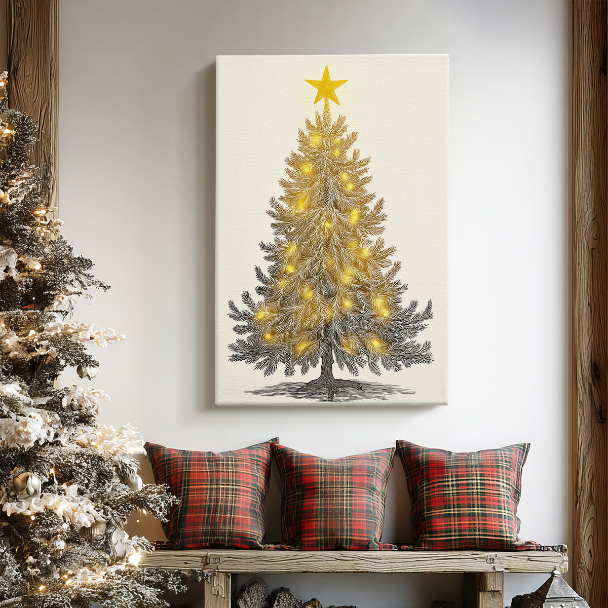 Gilded Chapel Chapel - Canvas Art Print