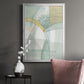 Mint Reflection I - Modern Framed Canvas Print