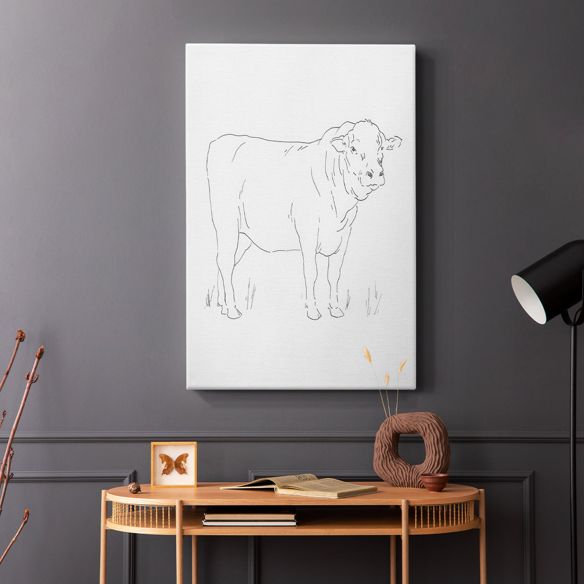 Limousin Cattle I  - Canvas Art Print